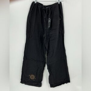 Disturbia cosmo embroidered slim leg trousers new size 12